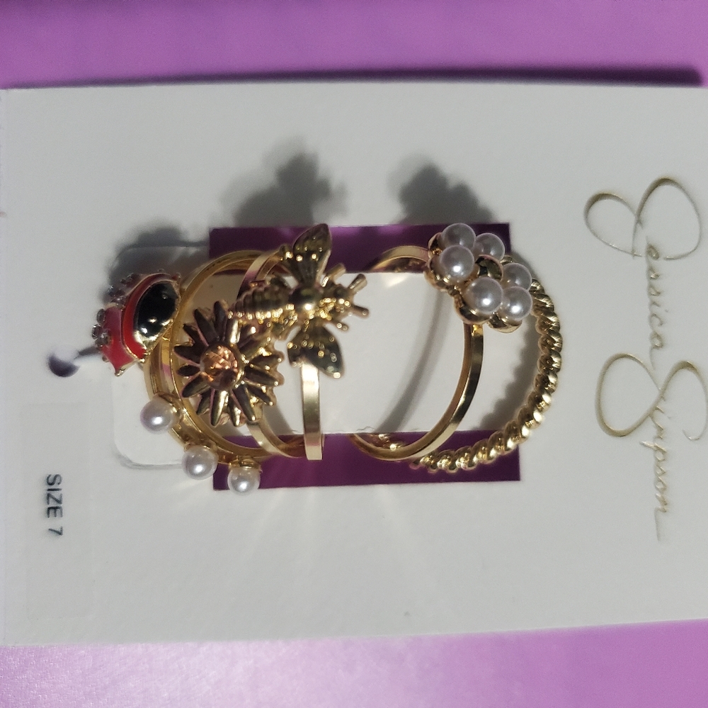 Jessica Simpson Spring  Ring Set 🌻 - Picture 6 of 11